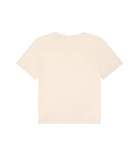 Womens/ladies Heavyweight Boxy T-shirt Natural Bella + Canvas