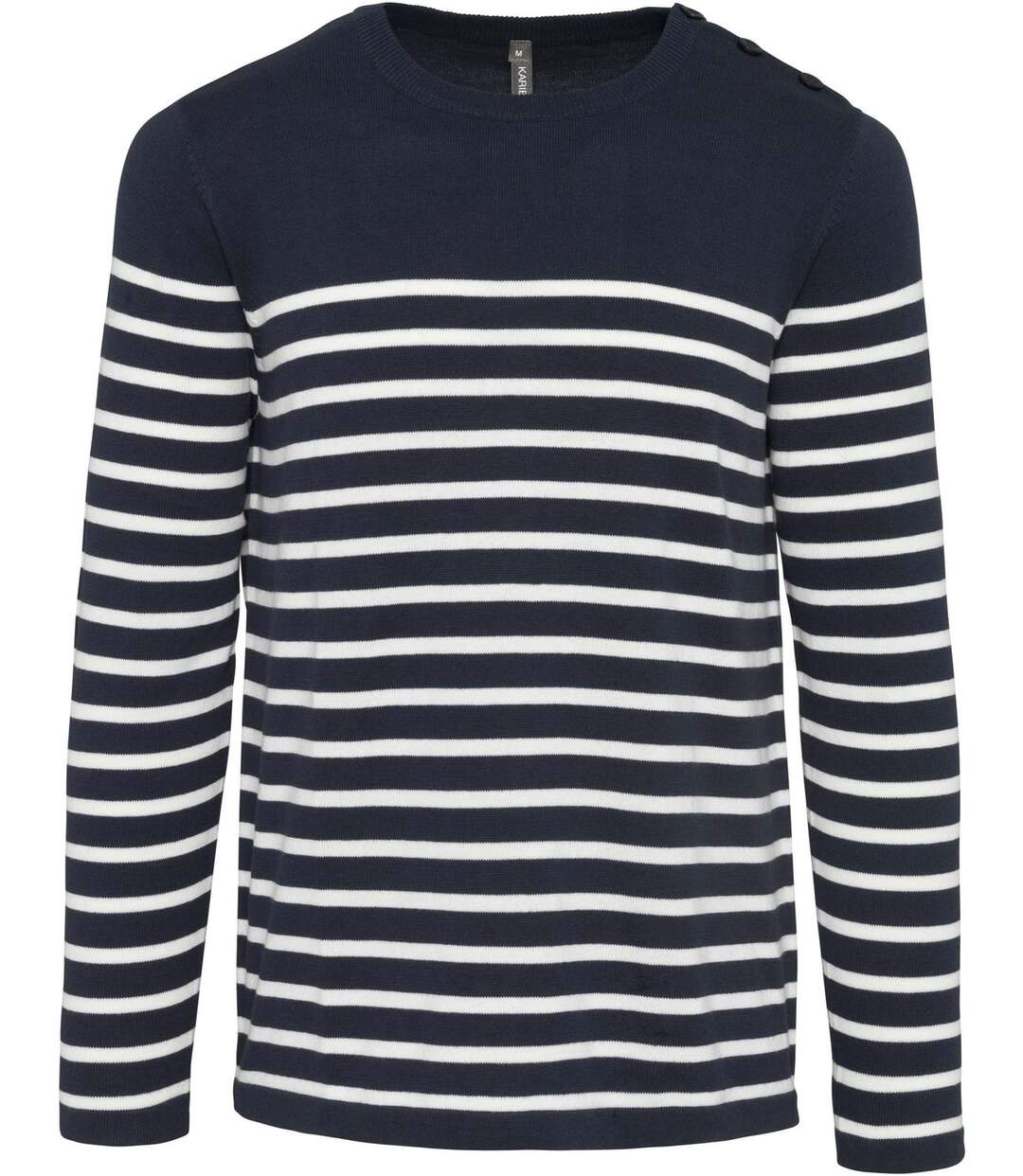 Pull marin marinière homme - K989 - bleu marine