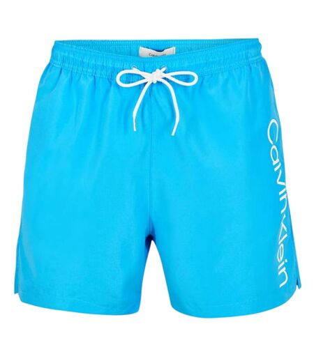 Short De Bain Motif/style Logo Homme Bleu Clair Calvin Klein