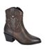Bottines Style Bruni Bertilla Femme Marron Foncé Cipriata-1