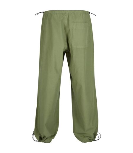 Mens Poplin Parachute Trousers New Olive Urban Classics