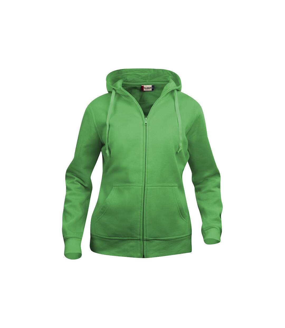 Veste à capuche femme vert pomme Clique