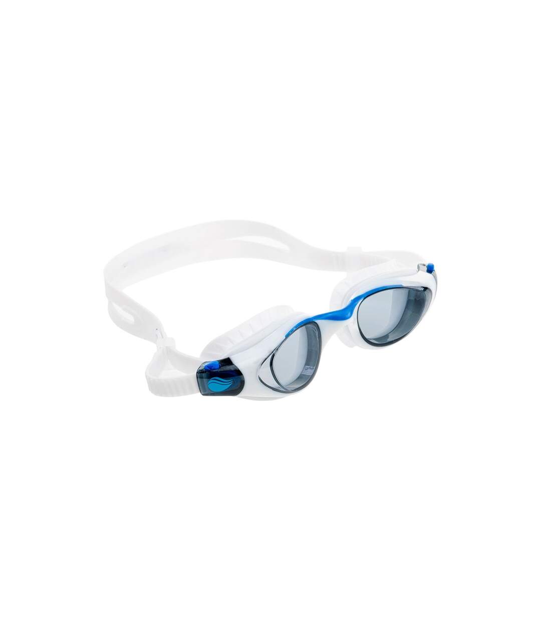 Lunettes De Natation Buzzard Adulte Blanc Bleu Gris Aquawave-3