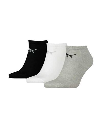 Chaussettes Blanc/Noir/Gris Homme Puma Sneaker - 35/38