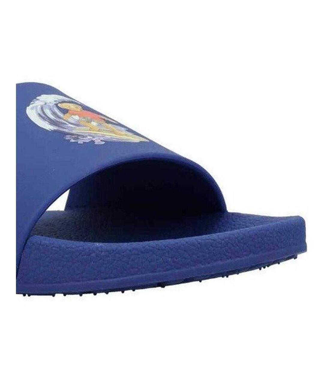 Childrens/kids Polo Bear Pool Sliders Dark Blue Ralph Lauren-2