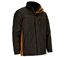 Parka de travail imperméable - Homme - REF THUNDER - noir et orange-1