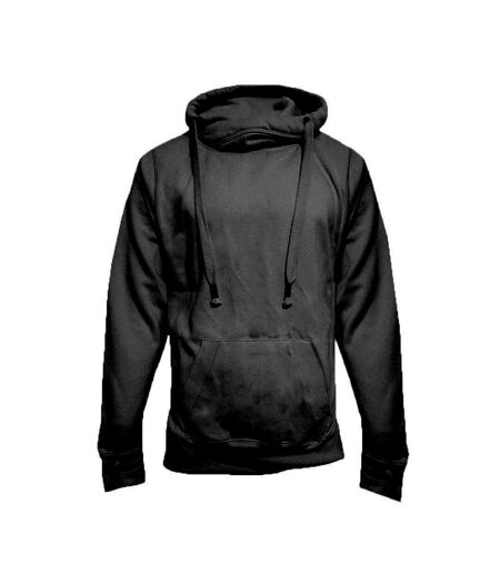 Sweat à capuche homme noir anthracite Awdis