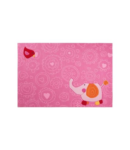 Tapis enfant fait main en acrylique HAPPY FIL