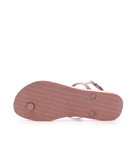 Tongs rose femme havaianas twist plus crocus