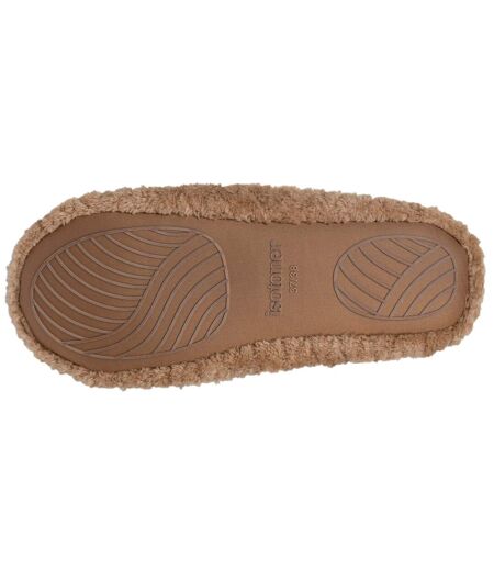 Isotoner Chaussons extra-light Ballerines femme micro éponge, semelle antidérapante