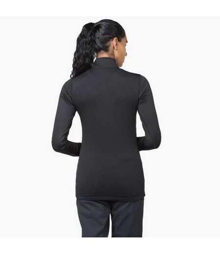Ladies Fleece Half Zip Top with Thumb Loops Winter Hiking Wear