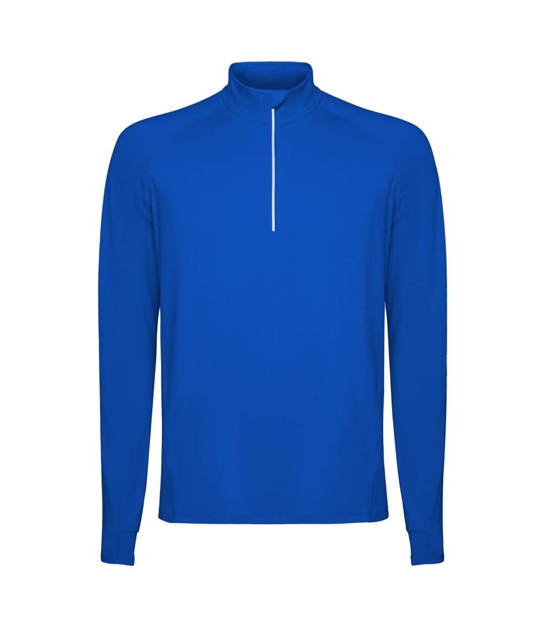 Mens estambul quarter zip long-sleeved sweatshirt royal blue Roly-1