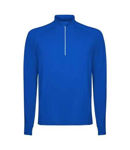 Mens estambul quarter zip long-sleeved sweatshirt royal blue Roly