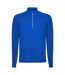 Mens estambul quarter zip long-sleeved sweatshirt royal blue Roly-1