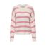 Pull Ecru/Rose Femme JDY Stripe Pullover - L-1