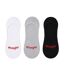 Pack Of 3  Unisex Adult No-show Socks  Black Wrangler-2