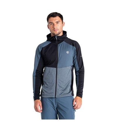 Mens Assimilate Core Stretch Hooded Midlayer Orion Grey Black Dare 2B