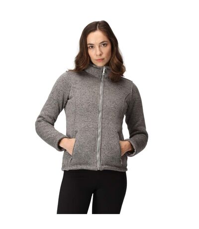 Veste Polaire Razia Femme Gris Orage Beige Clair Regatta