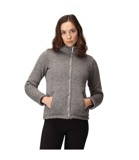 Veste Polaire Razia Femme Gris Orage Beige Clair Regatta