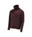 Mens Customised Striped Fleece Jacket Bordeaux Mascot-3