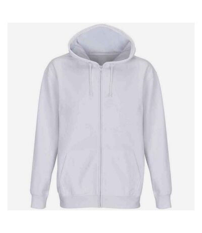 SOLS Unisex Adult Carter Full Zip Hoodie (White)