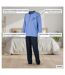 OZABI Pyjama Homme Doublé Polaire Écusson Brodé-5