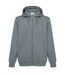 Mens Polycotton Full Zip Hoodie Slate Grey Slazenger-1