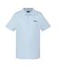Polo bleu pastel homme schott ps0022-1
