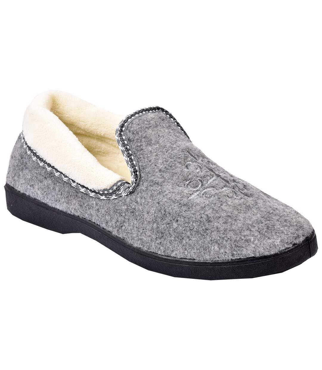 CHARENTAISE Femme Pantoufle PREMIUM 24K88R3 GRIS-1