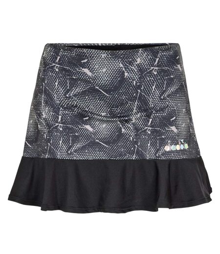 Jupe Tennis Motif/style Abstrait Femme Noir Diadora