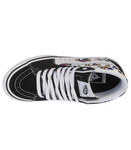 Baskets Style Loup Sk8 Hi Pro Femme Noir Blanc Vans