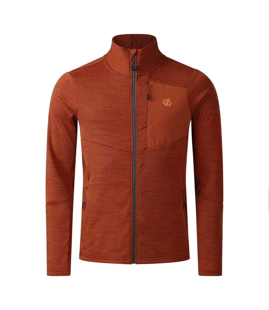 Veste De Sport Extensible À Col Montant Venture Homme Rouge Foncé Dare 2B-1
