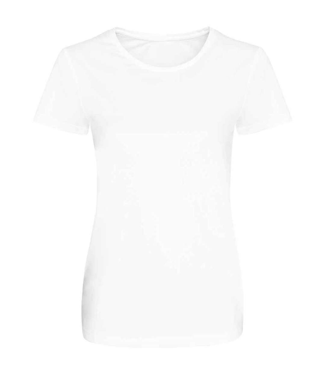 T-shirt cool smooth femme blanc arctique Awdis-1