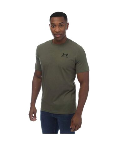 T-shirt manches courtes sportstyle homme vert Under Armour