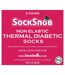 Sock Snob - 12 Paires Chaussettes Femme Diabetiques Sans Elastique Hiver-2