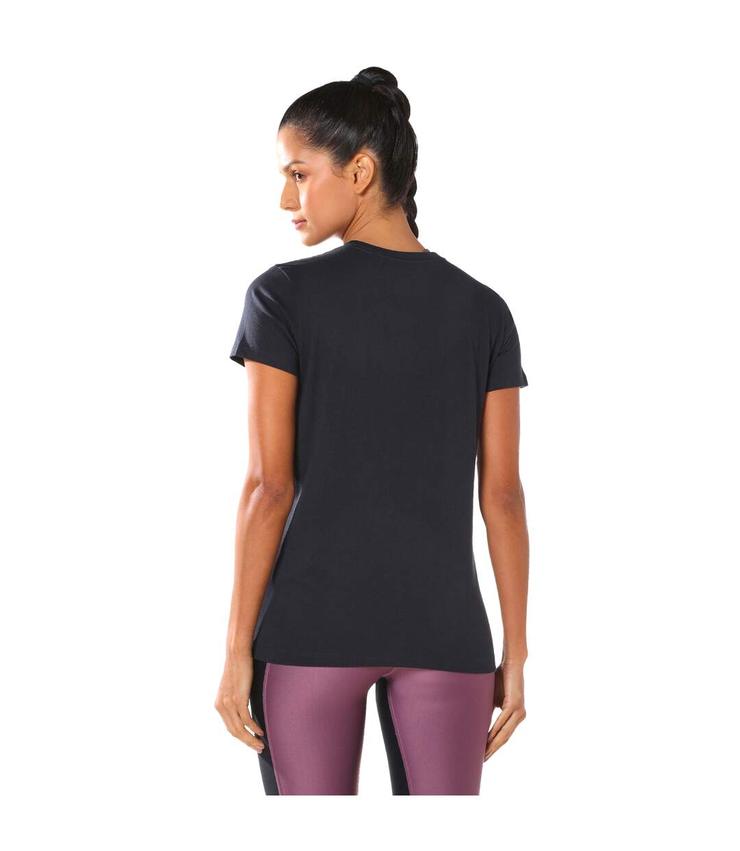 T-shirt Sportstyle Femme Noir Under Armour-3