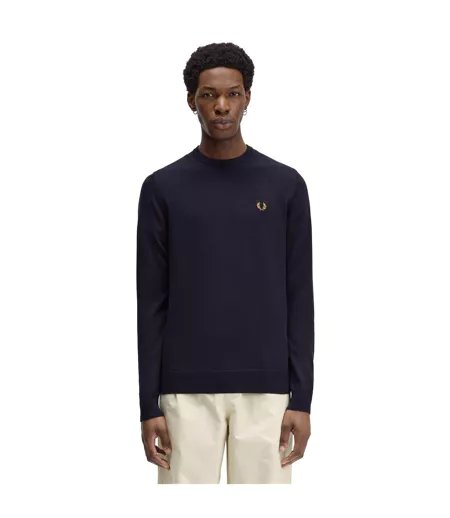 Pull Classic Homme Bleu Marine Fred Perry