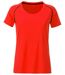 Maillot running respirant - Femme - JN495 - orange vif