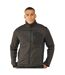 Mens Brady Knitted Fleece Jacket Black Stanley-1