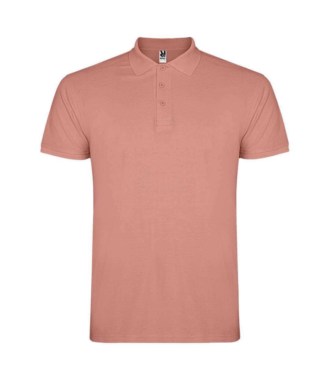 Polo star homme orange argile Roly