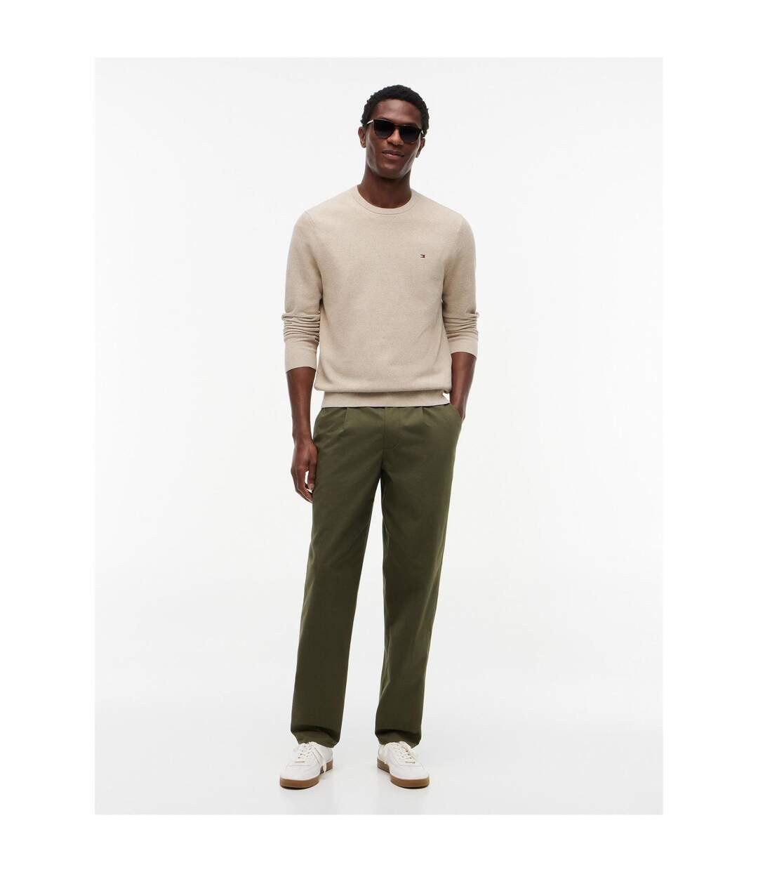 Mens Jumper Khaki Tommy Hilfiger-2