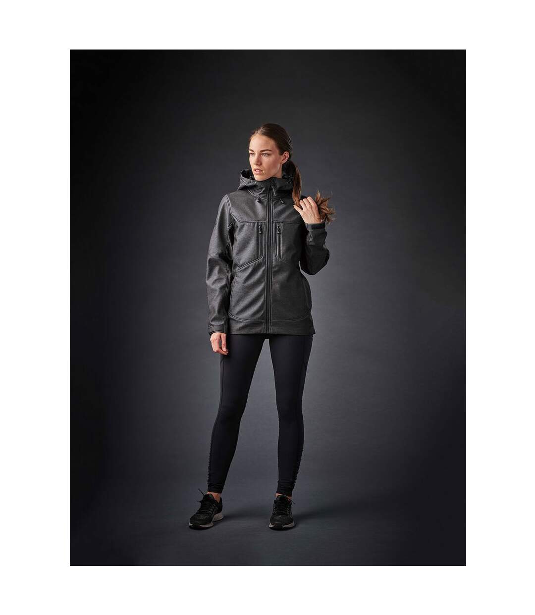 Stormtech Womens/Ladies Stormtech Soft Shell Jacket (Charcoal)