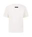 Womens/ladies Logo Triblend Cropped Boxy T-shirt Shell Fear Of God Essentials-3