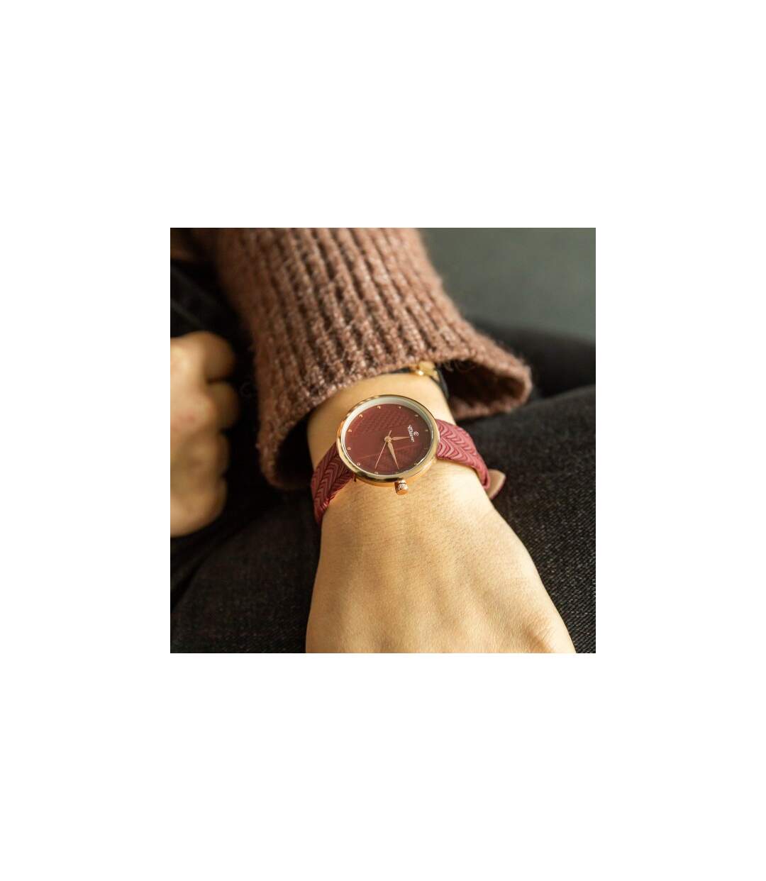 Montre Fashion Femme Rouge CHTIME-2