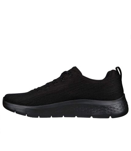 Mens go walk flex hands up trainers black Skechers