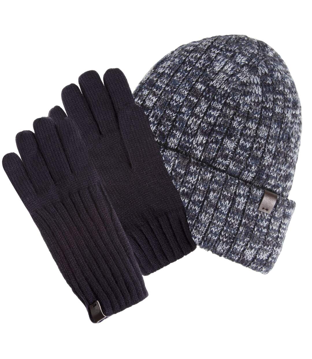 Isotoner Gants homme chauds, doublés polaire, taille unique-2