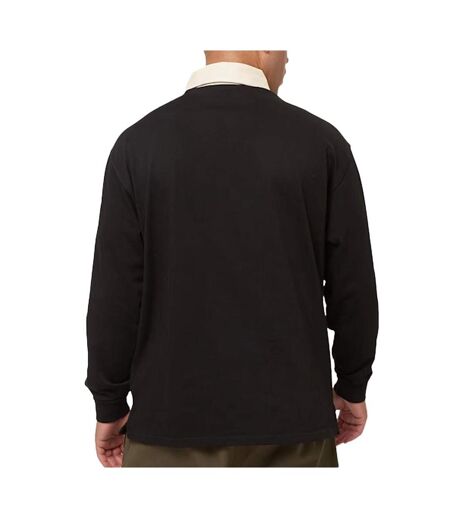 Polo manches longues noir homme new era 60574488 - l