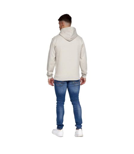 Sweat à capuche spoures homme blanc cassé Duck and Cover