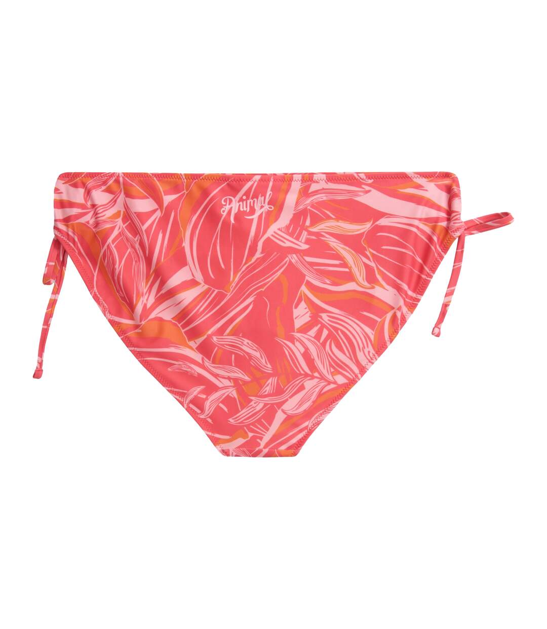 Bas de maillot de bain iona femme rouge corail vif Animal