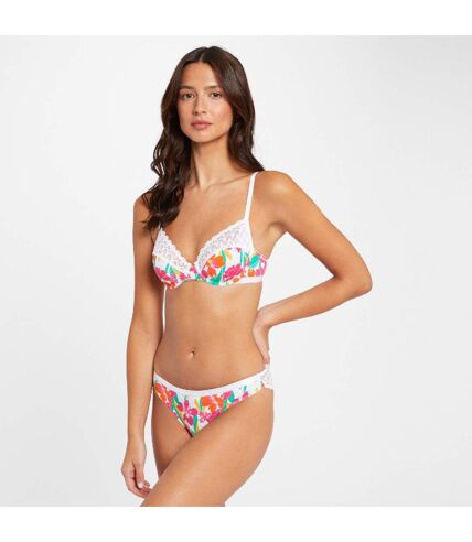 Soutien-gorge corbeille imprimé Célia